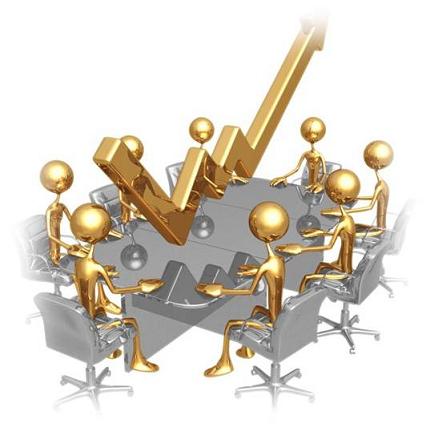 Immagine business in crescita